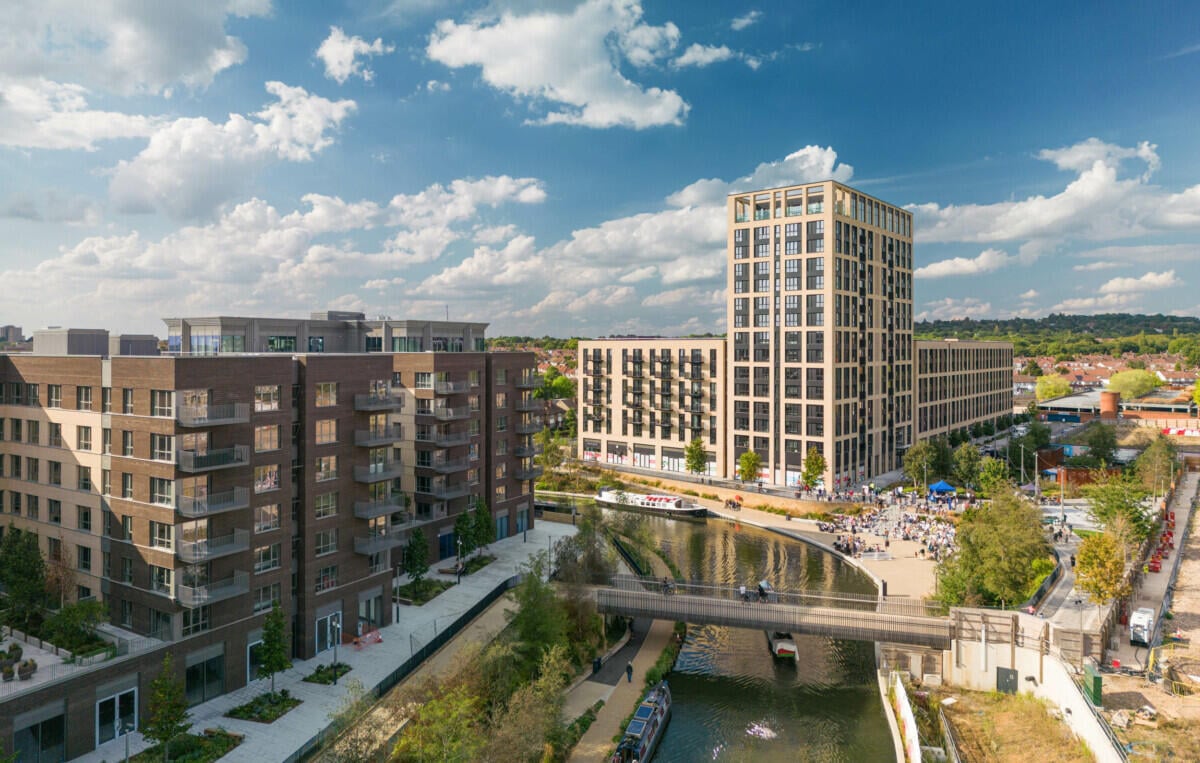 Development image of Lyons Dock at Greenford Quay, UB6