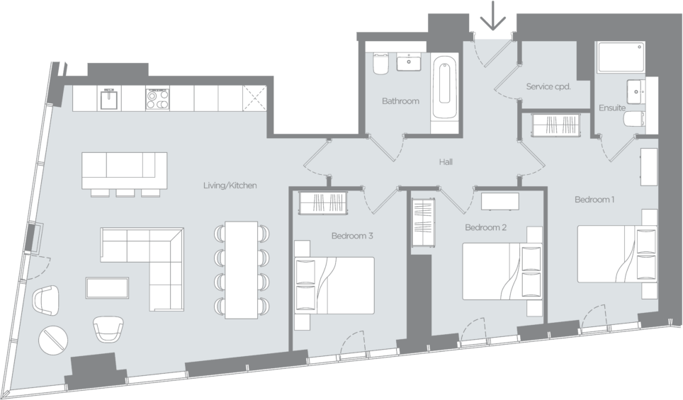 Listing image of The Residences Manchester, M15